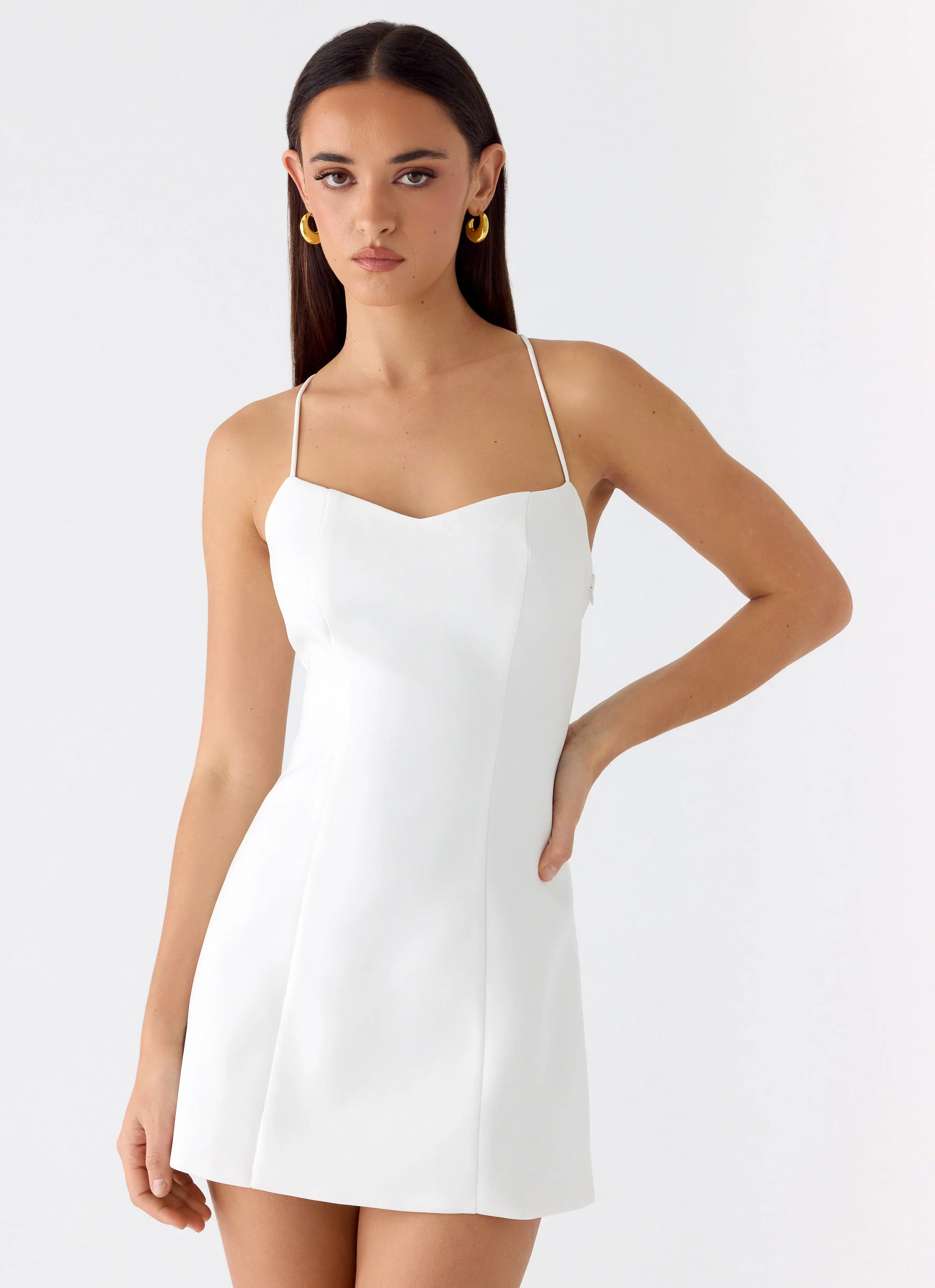 Famous Mini Dress - White